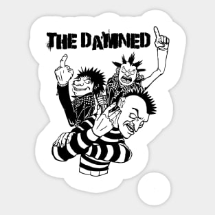 Punk Rock Man Of The Damned Sticker